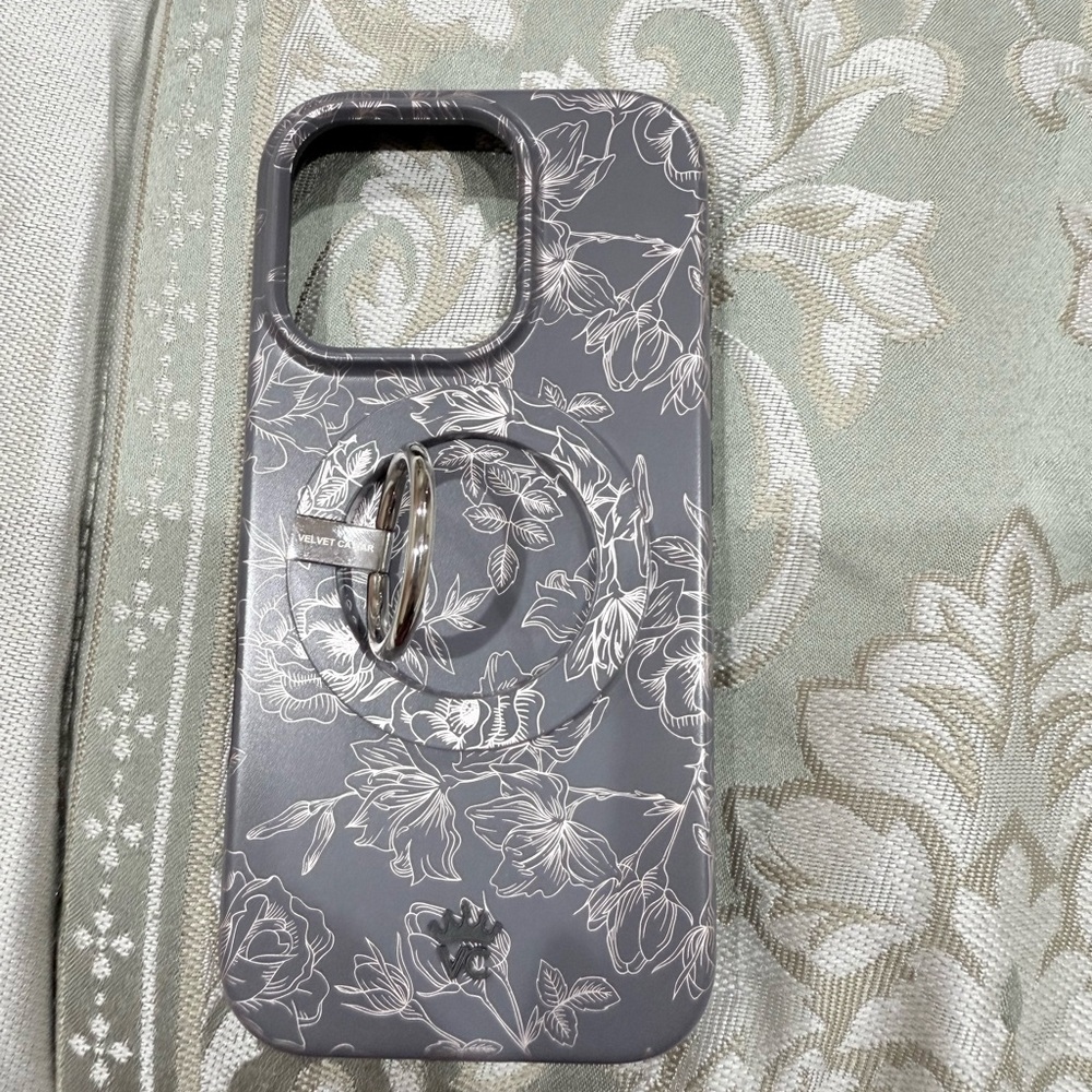 Floral Phone 13 Pro Case with Ring Holder